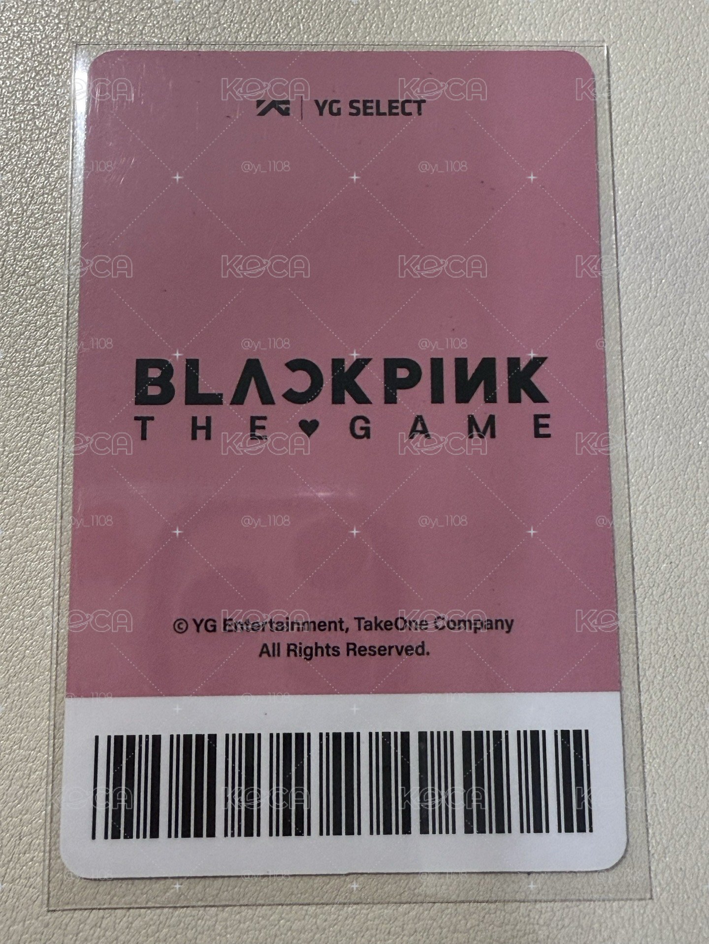 bptg 特典卡 jisoo