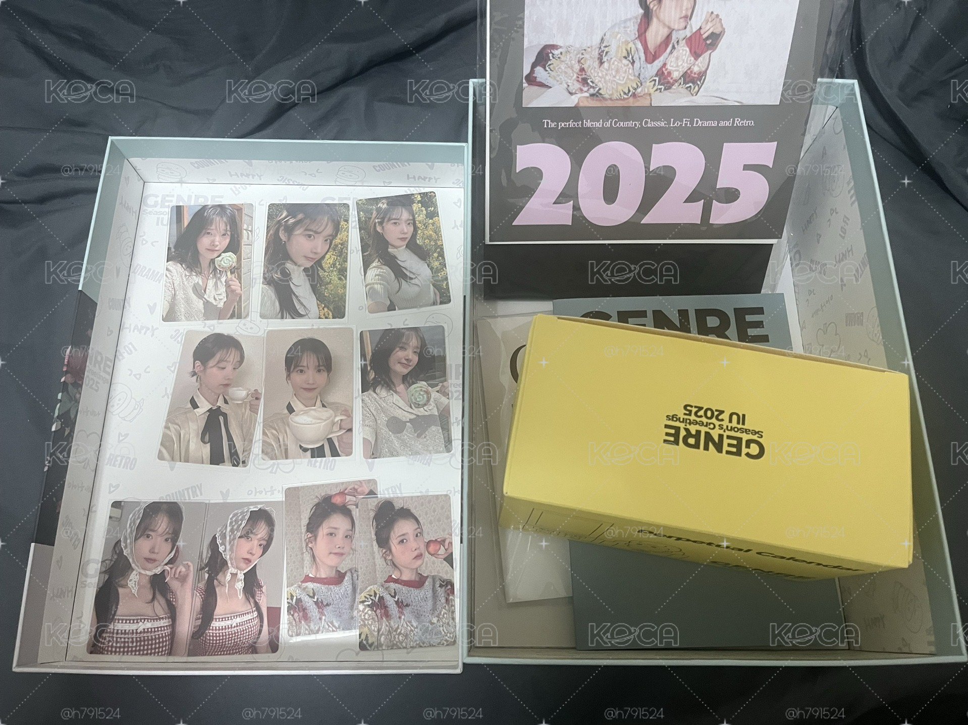 IU 李知恩  2025年曆 配置齊全含小卡