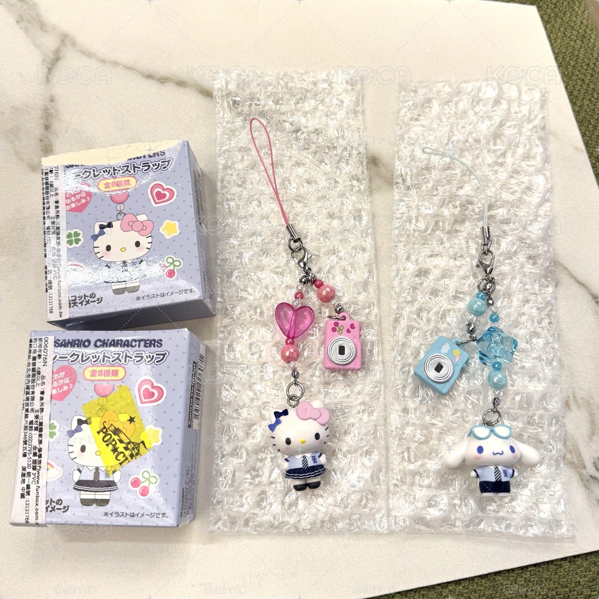 三麗鷗 修學旅行吊飾 kitty