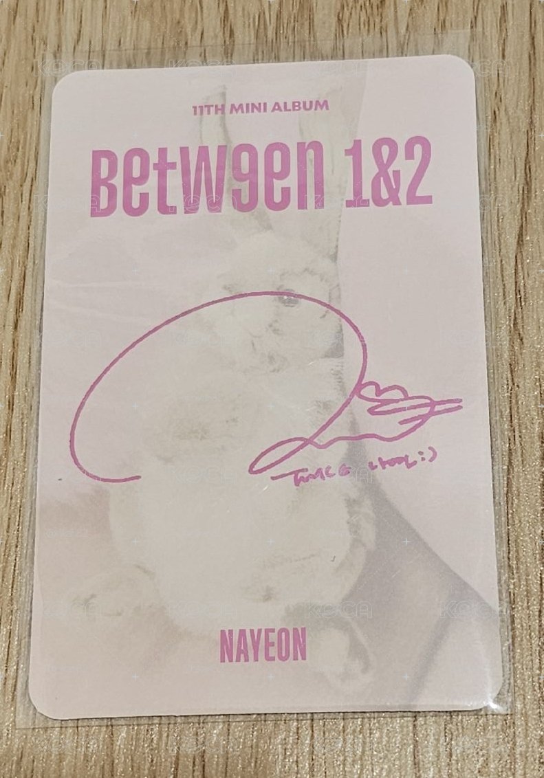 TWICE BETWEEN 1&2 NAYEON 