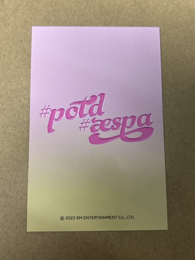 （瑕）#potd展會 隨機卡 冬