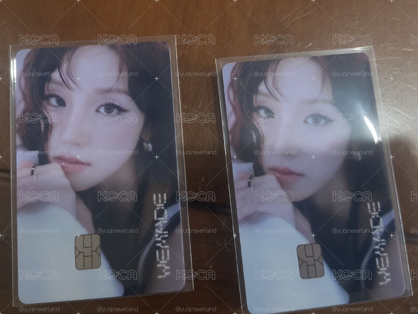 i-dle Yuqi 交通卡