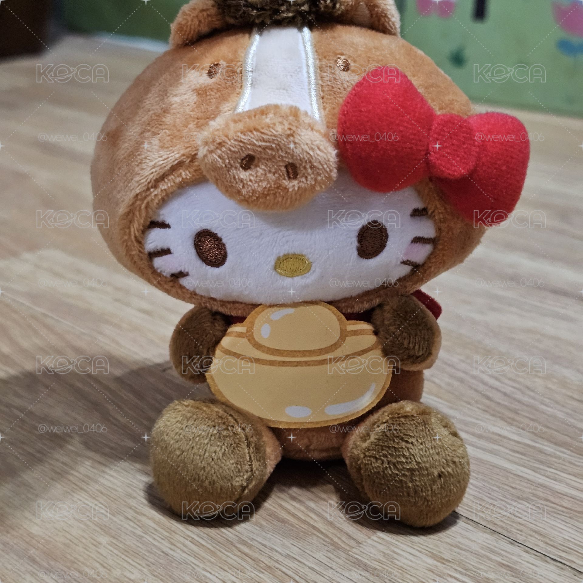 馬年絨毛 吊飾 Kitty