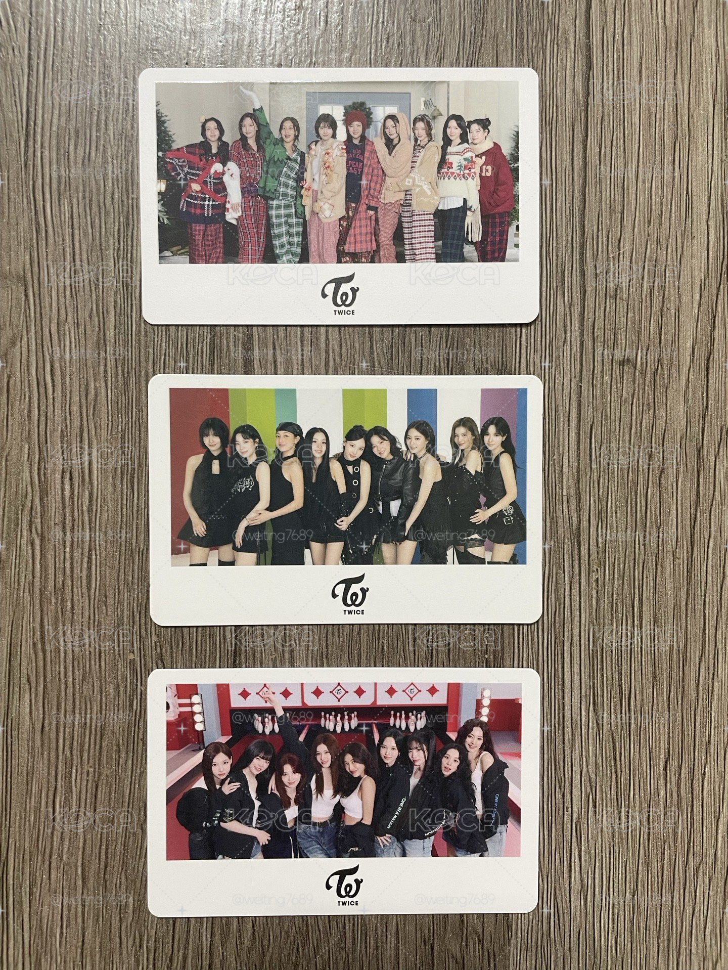 Twice_日周小卡 冬季/六巡團卡