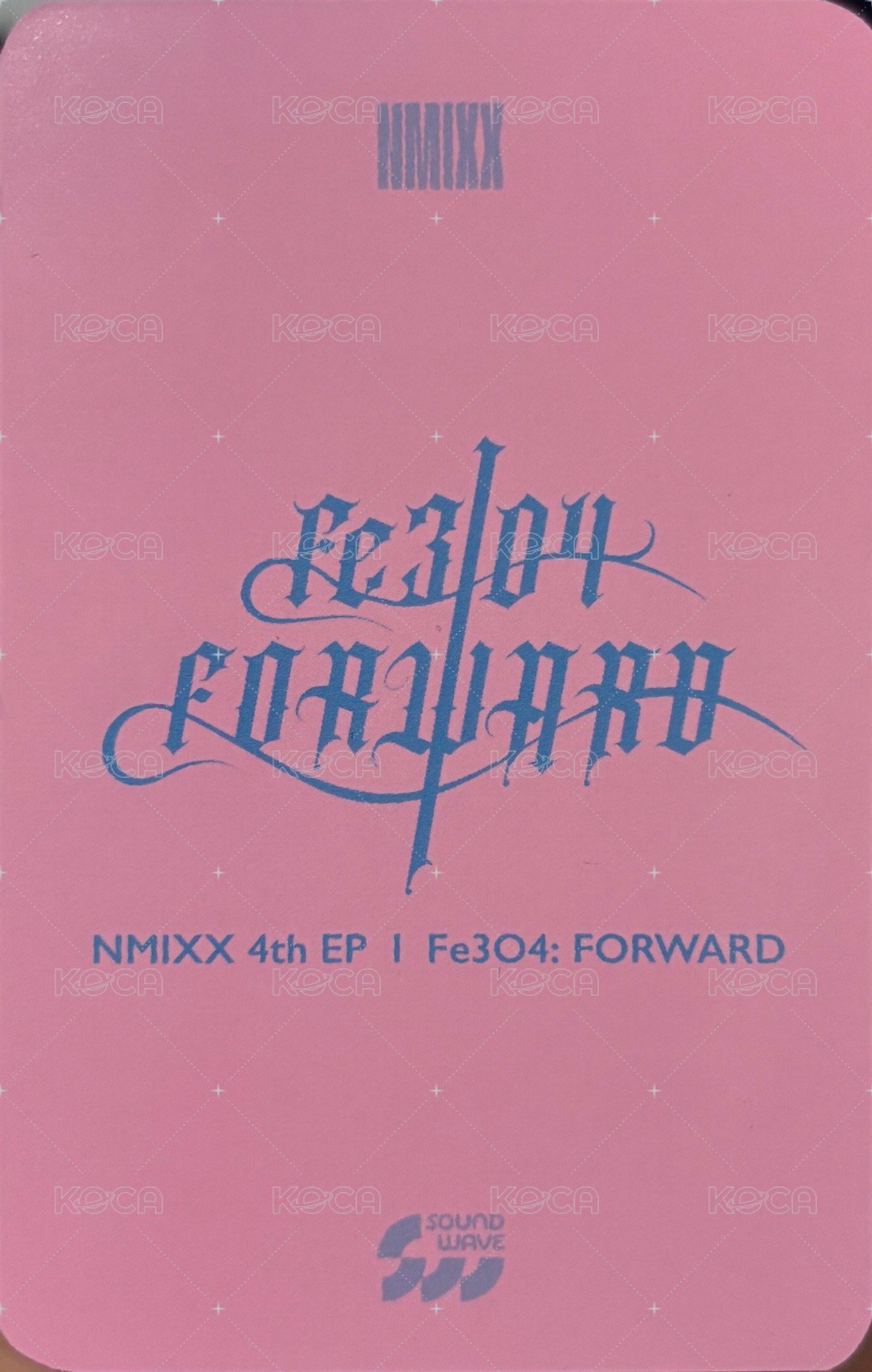 FORWARD sw 3.0 幸運卡 Y2K 背面