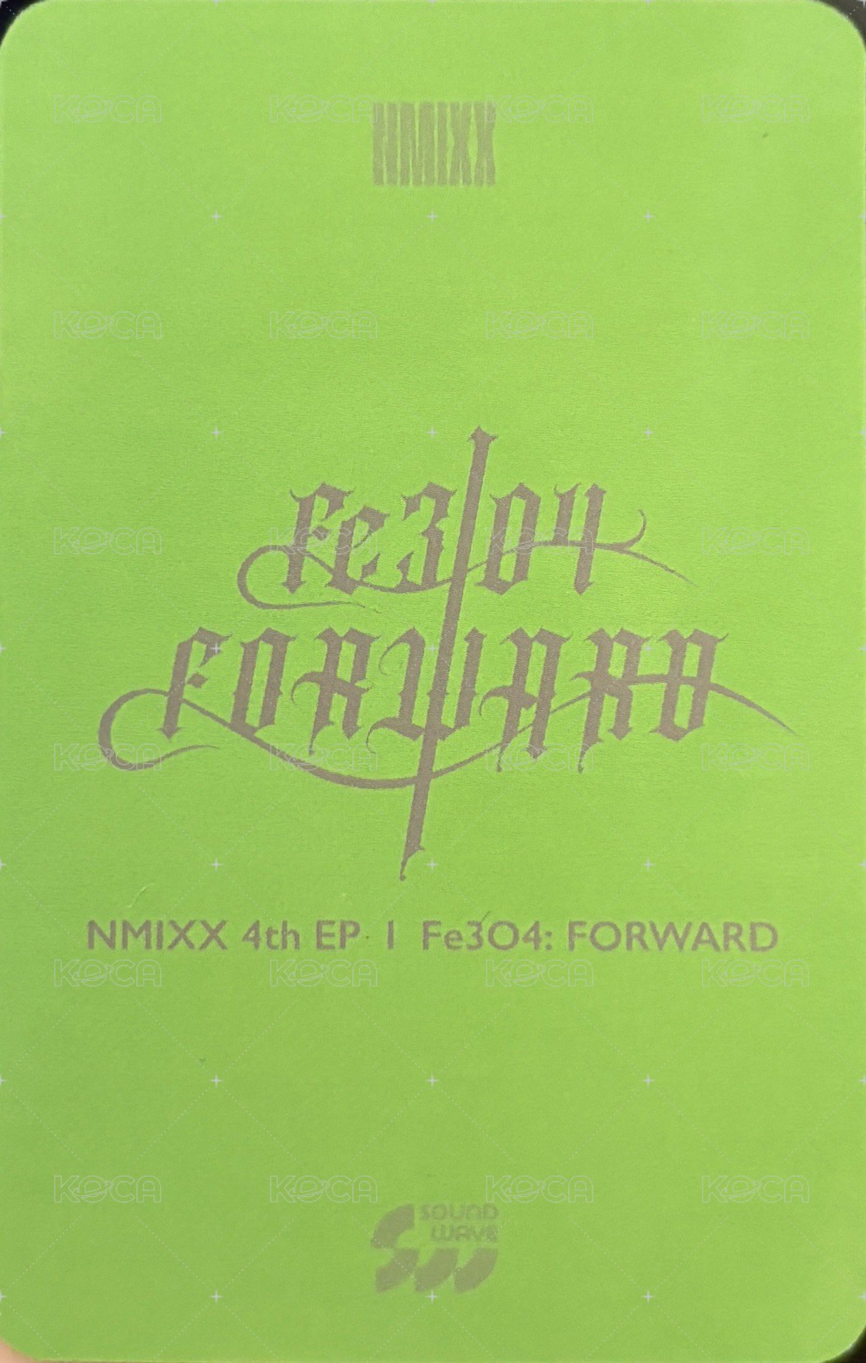 FORWARD sw 3.0 幸運卡 蔬菜偵探 背面