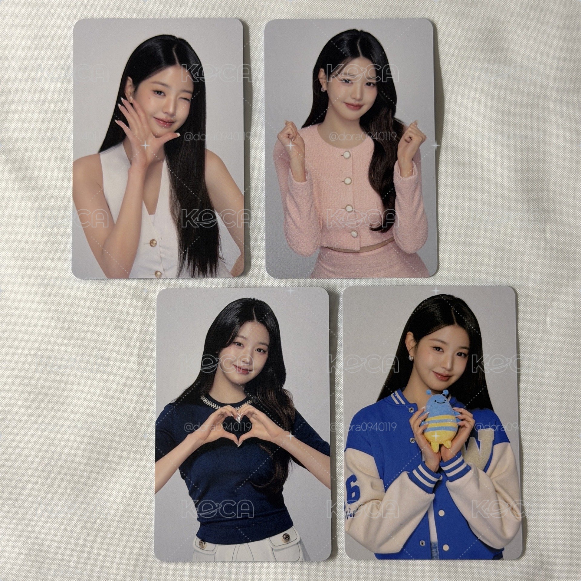員瑛 友利銀行代言卡1.0 一套四張 快速出貨