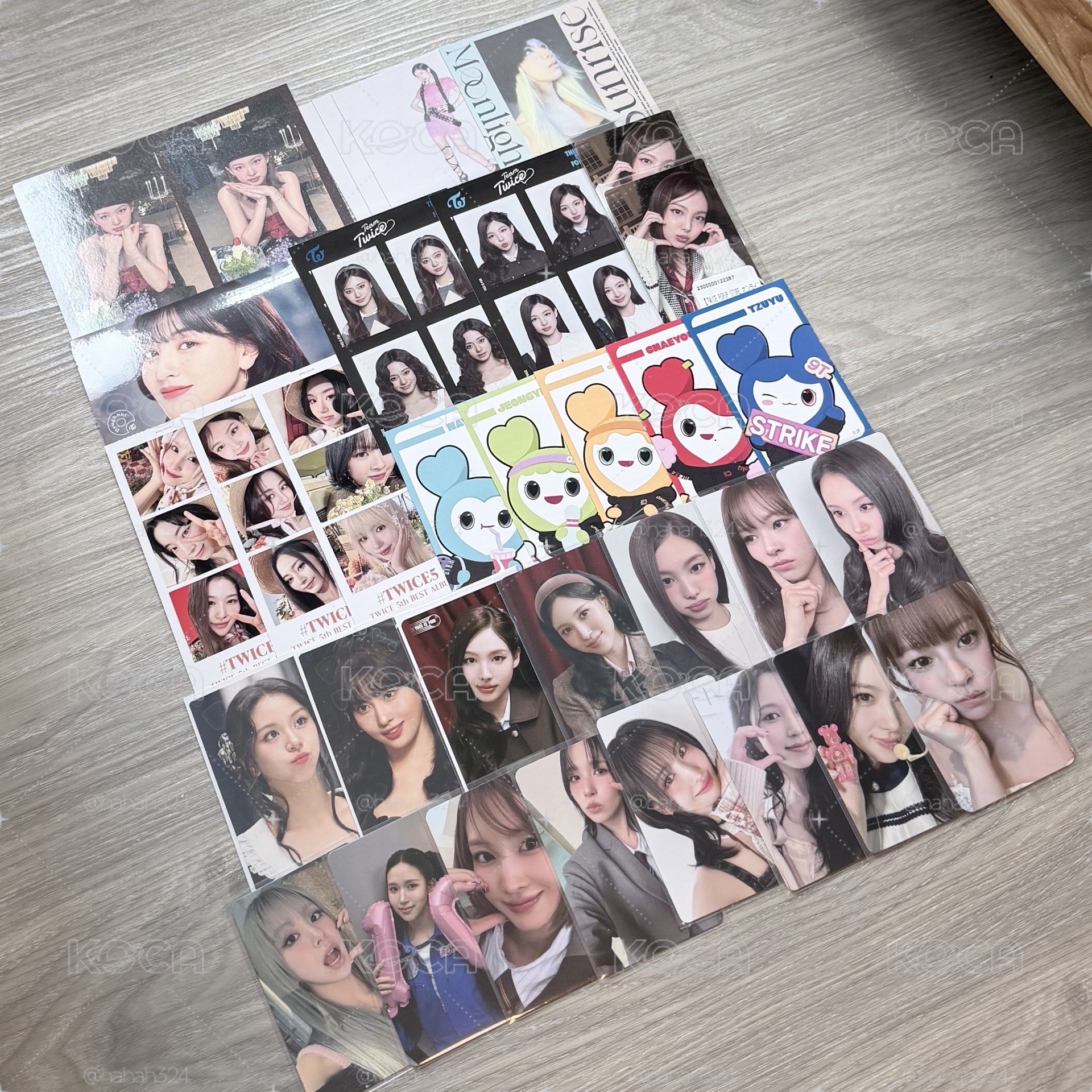 TWICE 小卡/證件照貼紙 （賣場一）