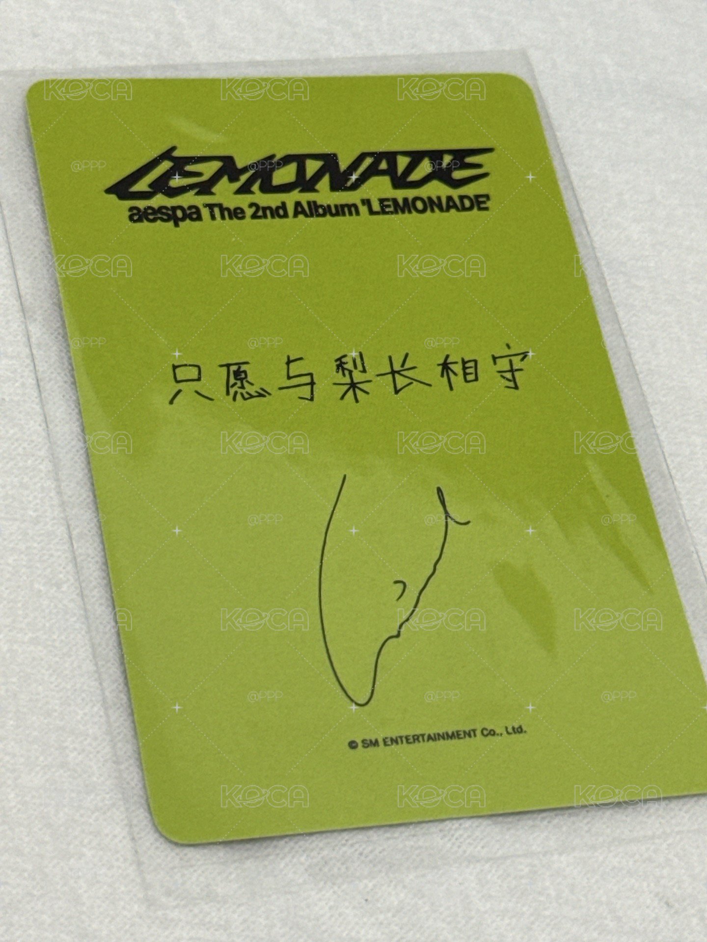 Lemonade kms中文卡背吉、拍立得
