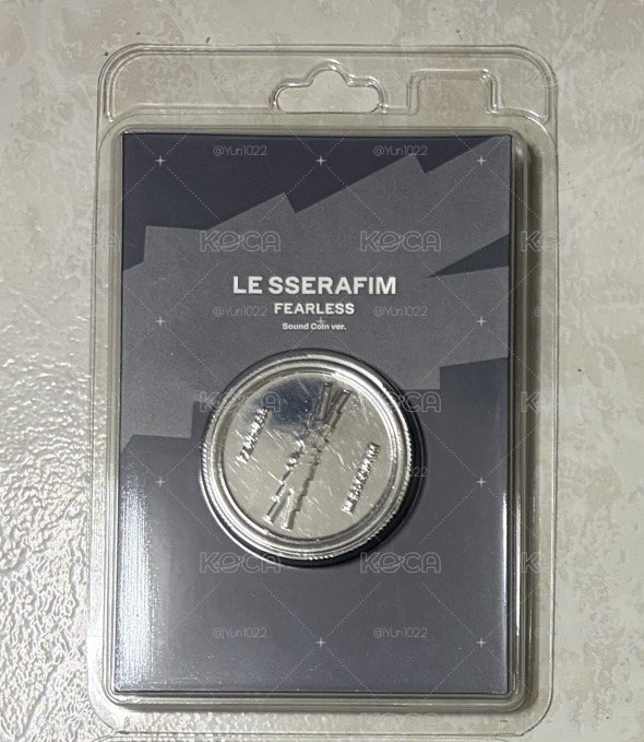 現貨 LE SSERAFIM Fearless 硬幣專