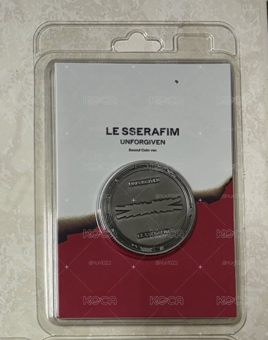 現貨 LE SSERAFIM Unforgiven 硬幣專 全新未拆