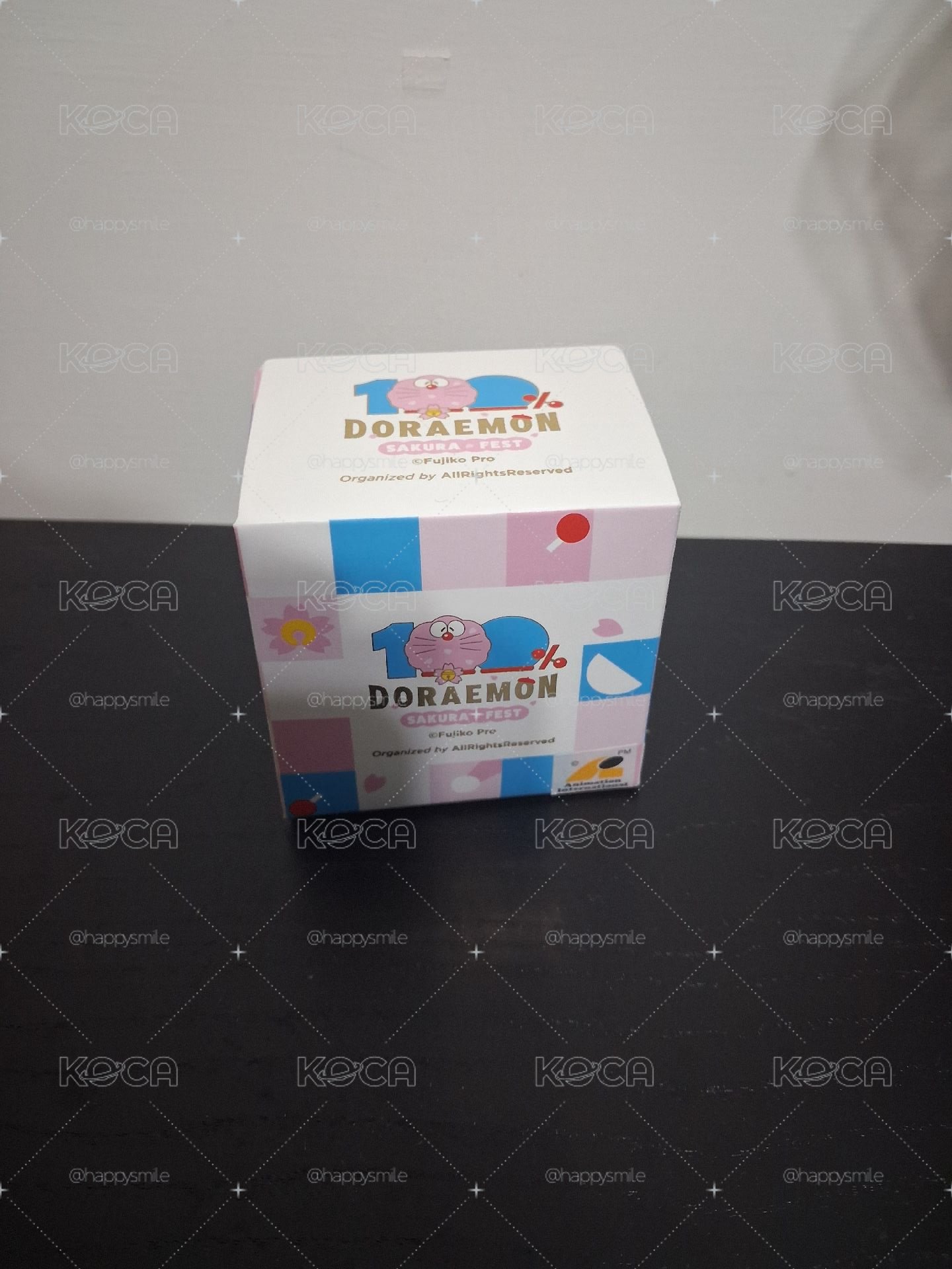 哆啦A夢櫻花節 5cm 迷你造型收藏盒