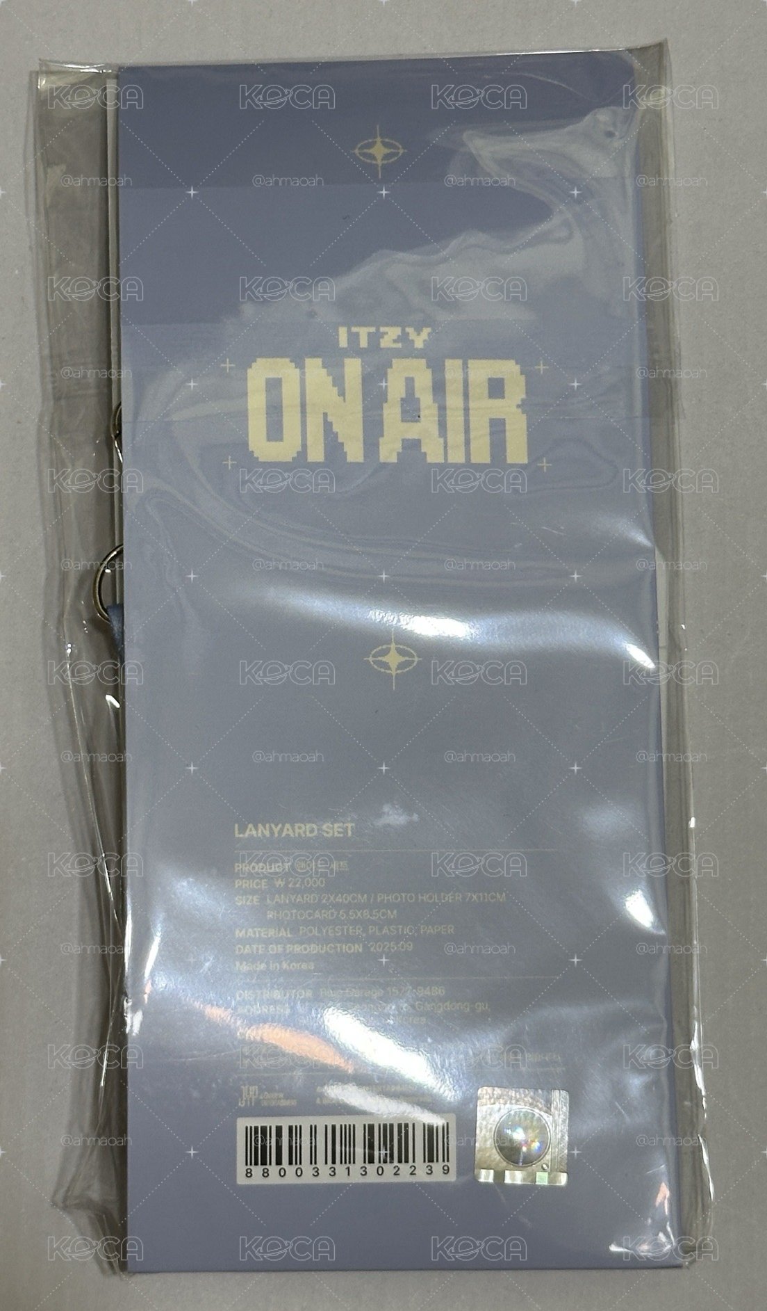 ITZY FM未拆掛繩卡套組