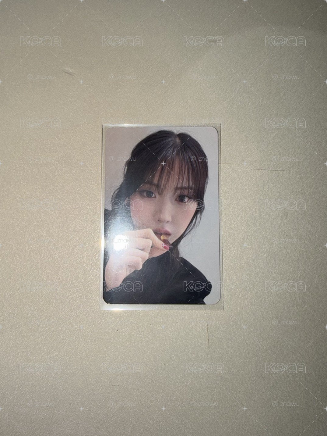 NMIXX Jiwoo 台北中籤卡