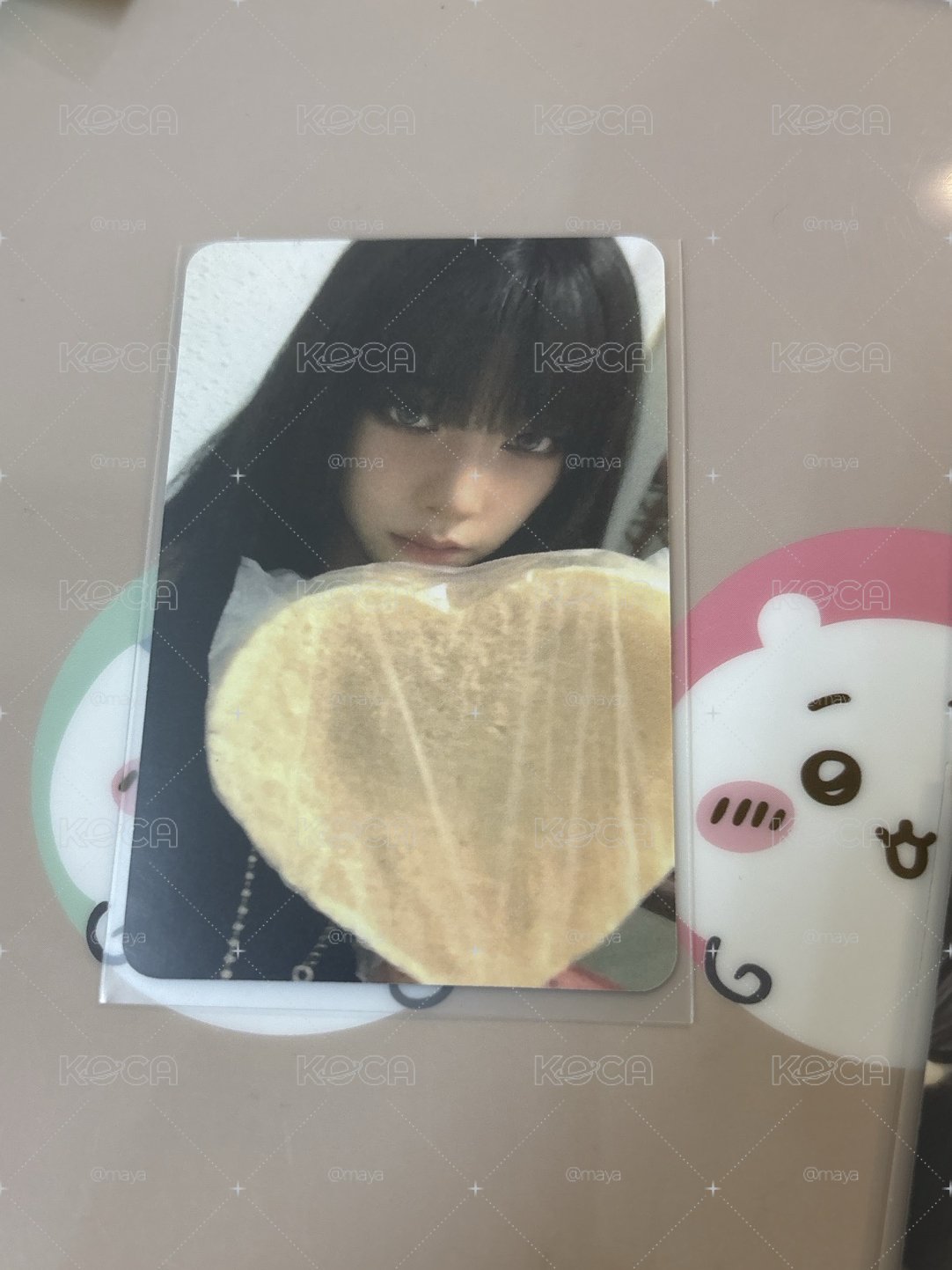 aespa 劉知珉 Karina Lemonade SR預售B版特典 星河柚 已拆
