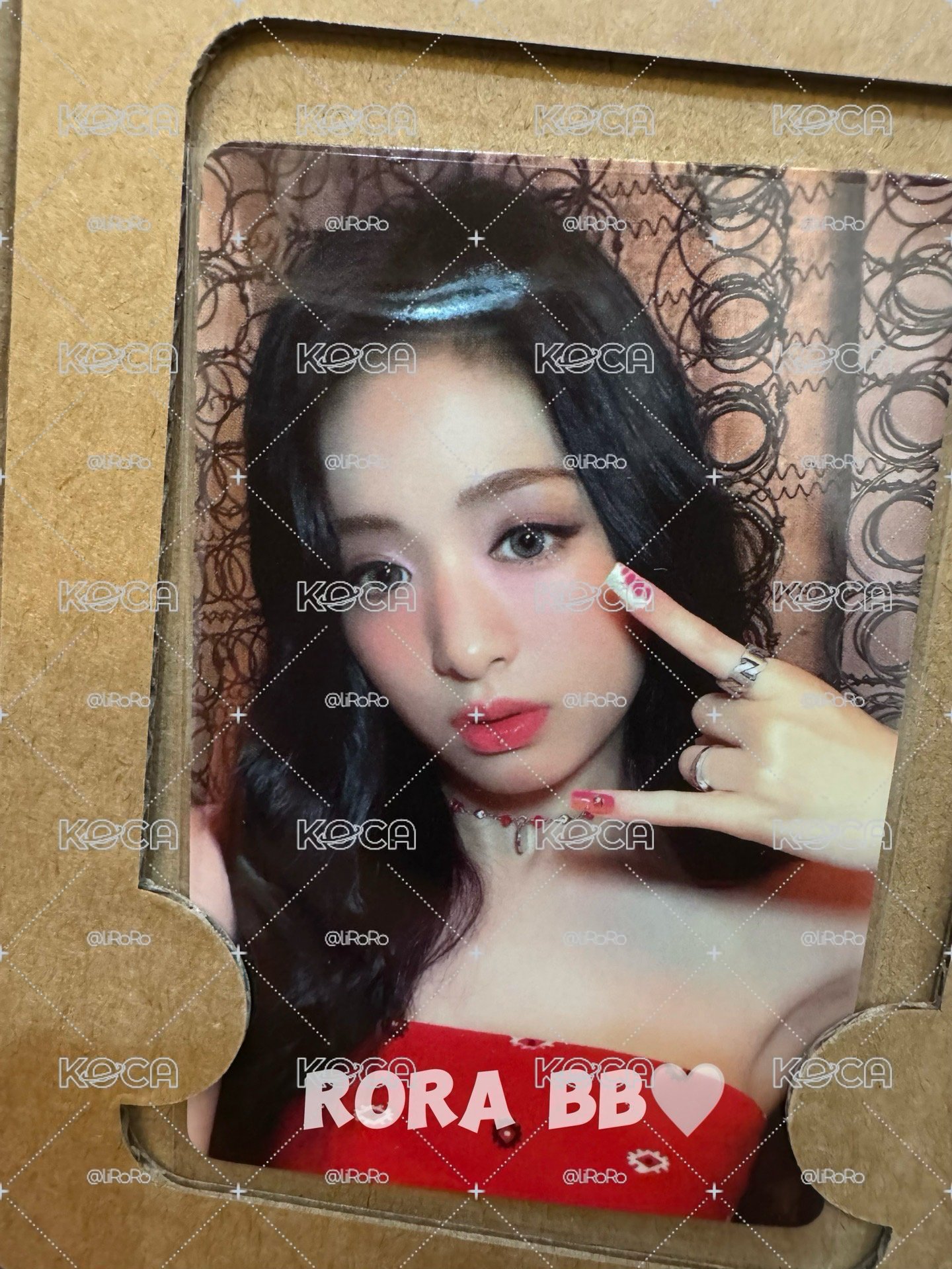 競標 🩵BABYMONSTER AHYEON 京東1.0簽售卡 含原盒