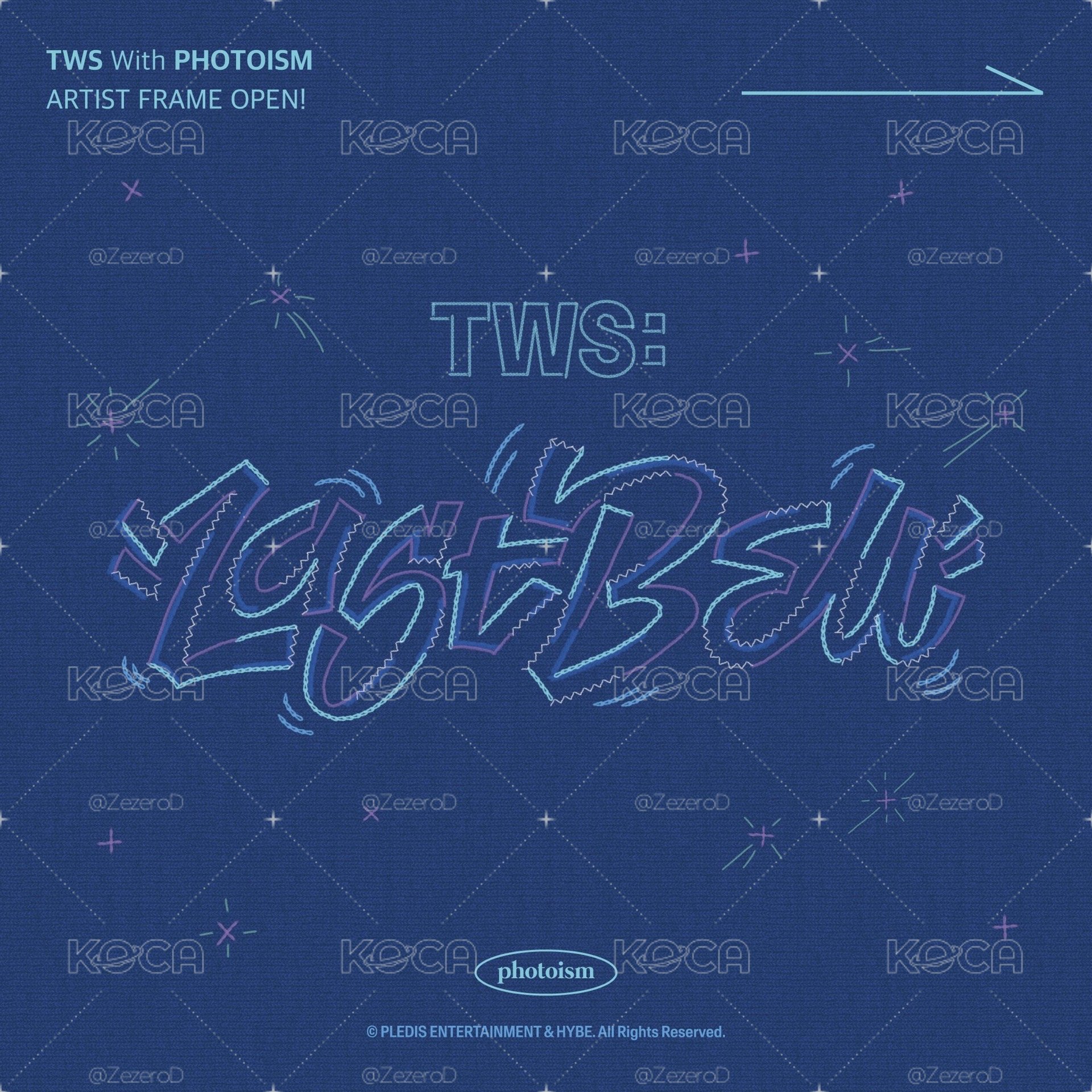 TWS Last Bell ver. X photoism 人生四格卡  代印 1組兩張