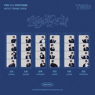 TWS Last Bell ver. X photoism 人生四格卡  代印 1組兩張