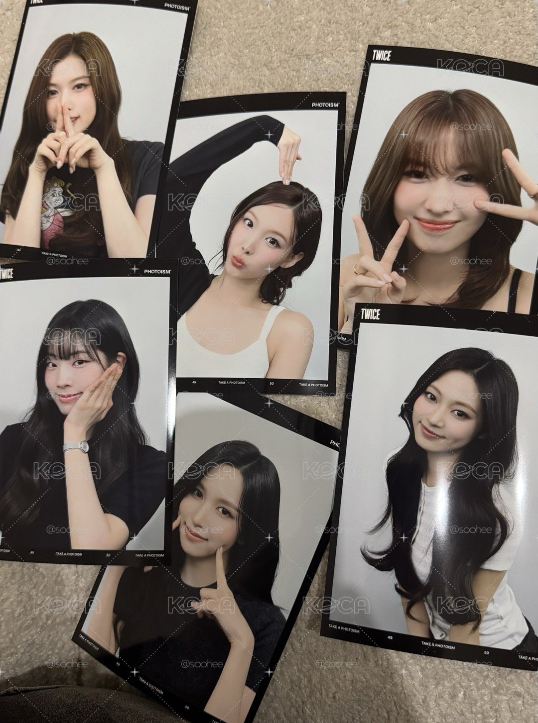 TWICE 六巡 snapism 人生四格卡 拍貼 
