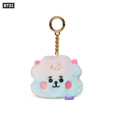 【BT21】絨毛鑰匙圈（Baby Rainbow系列）RJ