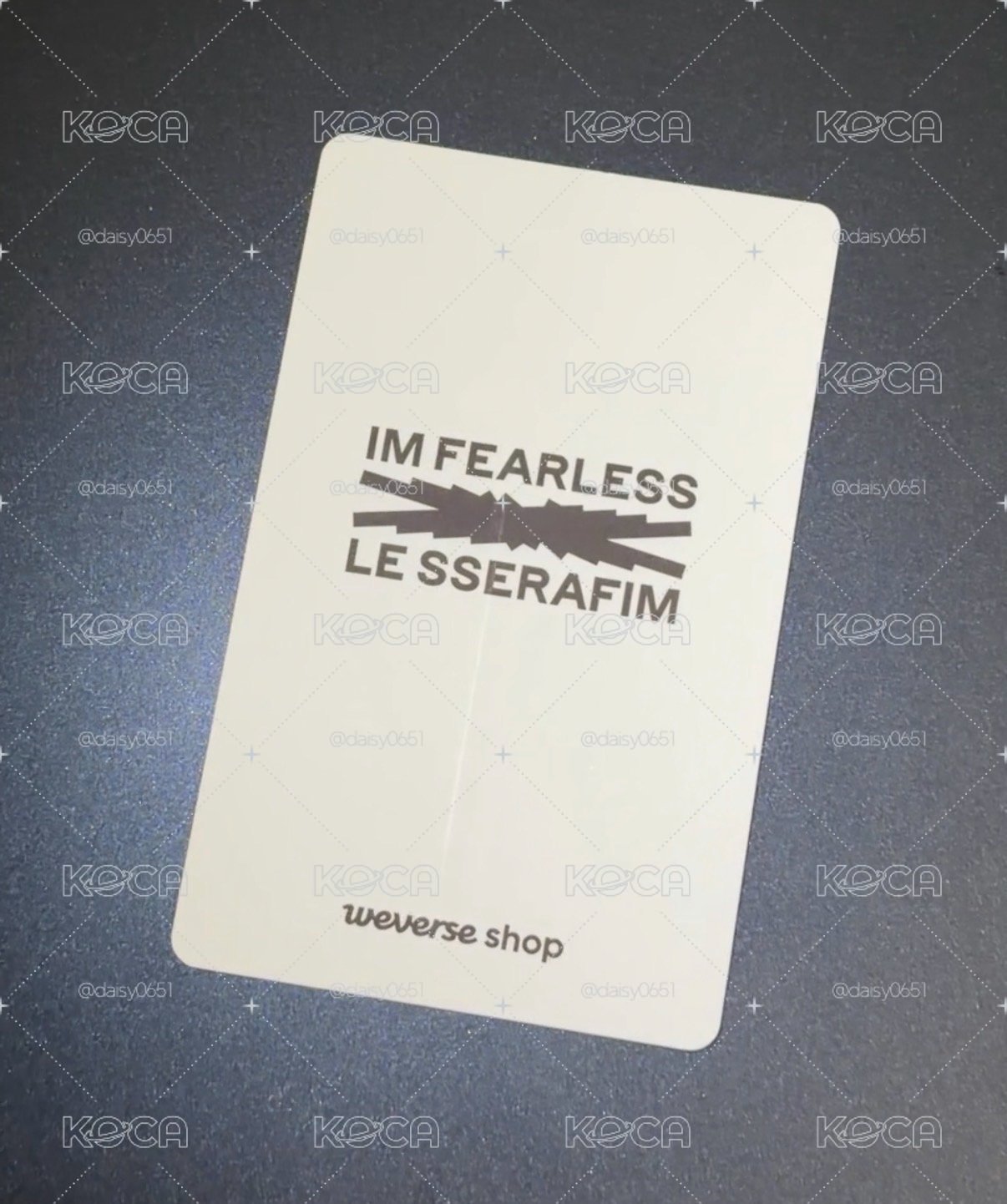 可愛蘑菇🍄FEARLESS wvs閃卡特典 *卡背有損