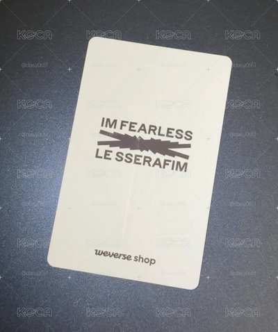 可愛蘑菇🍄FEARLESS wvs閃卡特典 *卡背有損