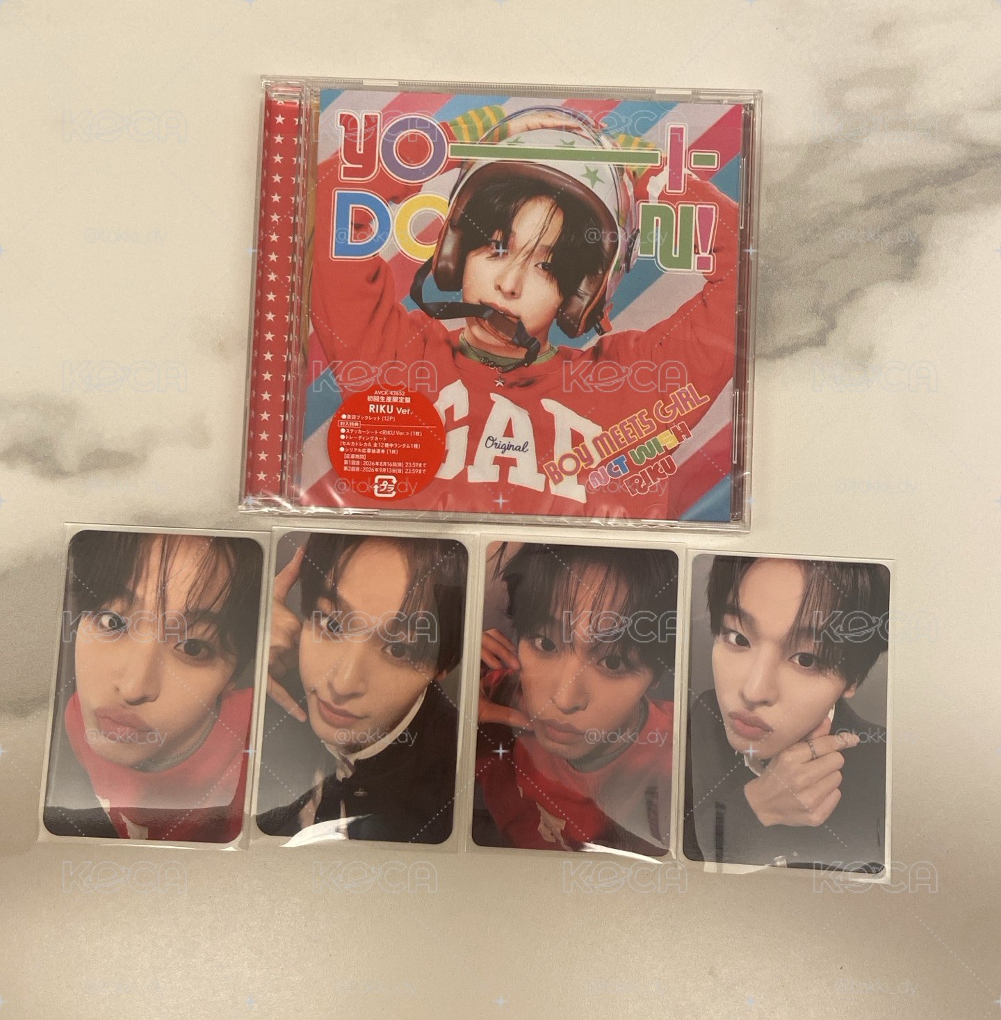 NCT WISH-BMG/YID RIKU 專卡.HMV/塔店特典一鍵畢業