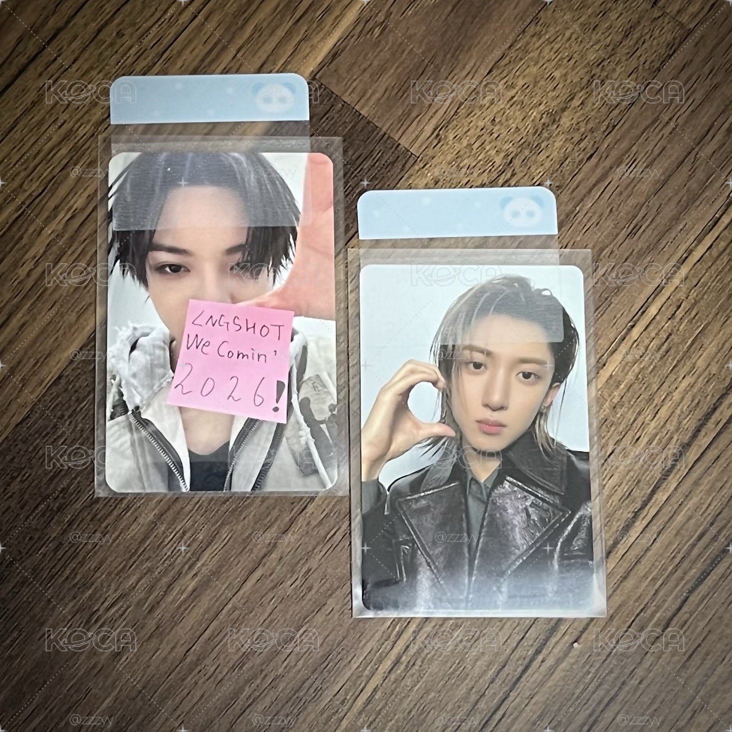 Lngshot  ohyul woojin 特典卡 簽售卡