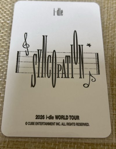 麵2026世界巡演卡套組