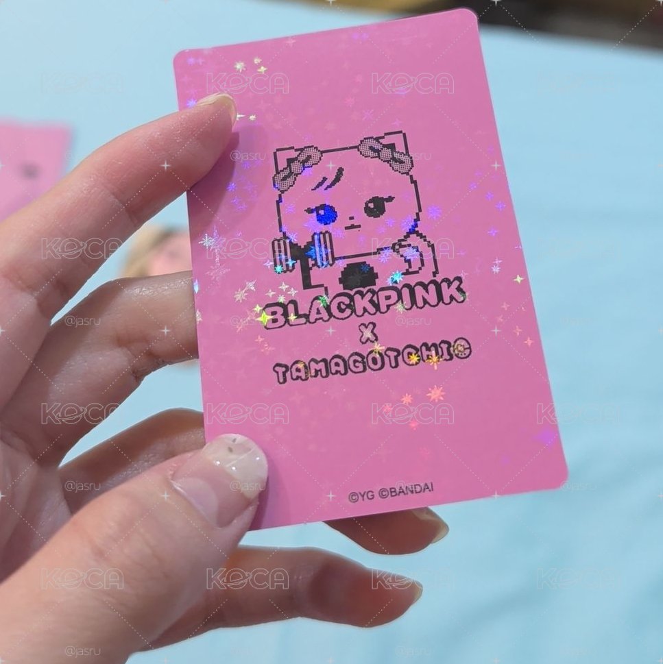 BLACKPINK × TAMAGOTCHI 快閃滿額小卡