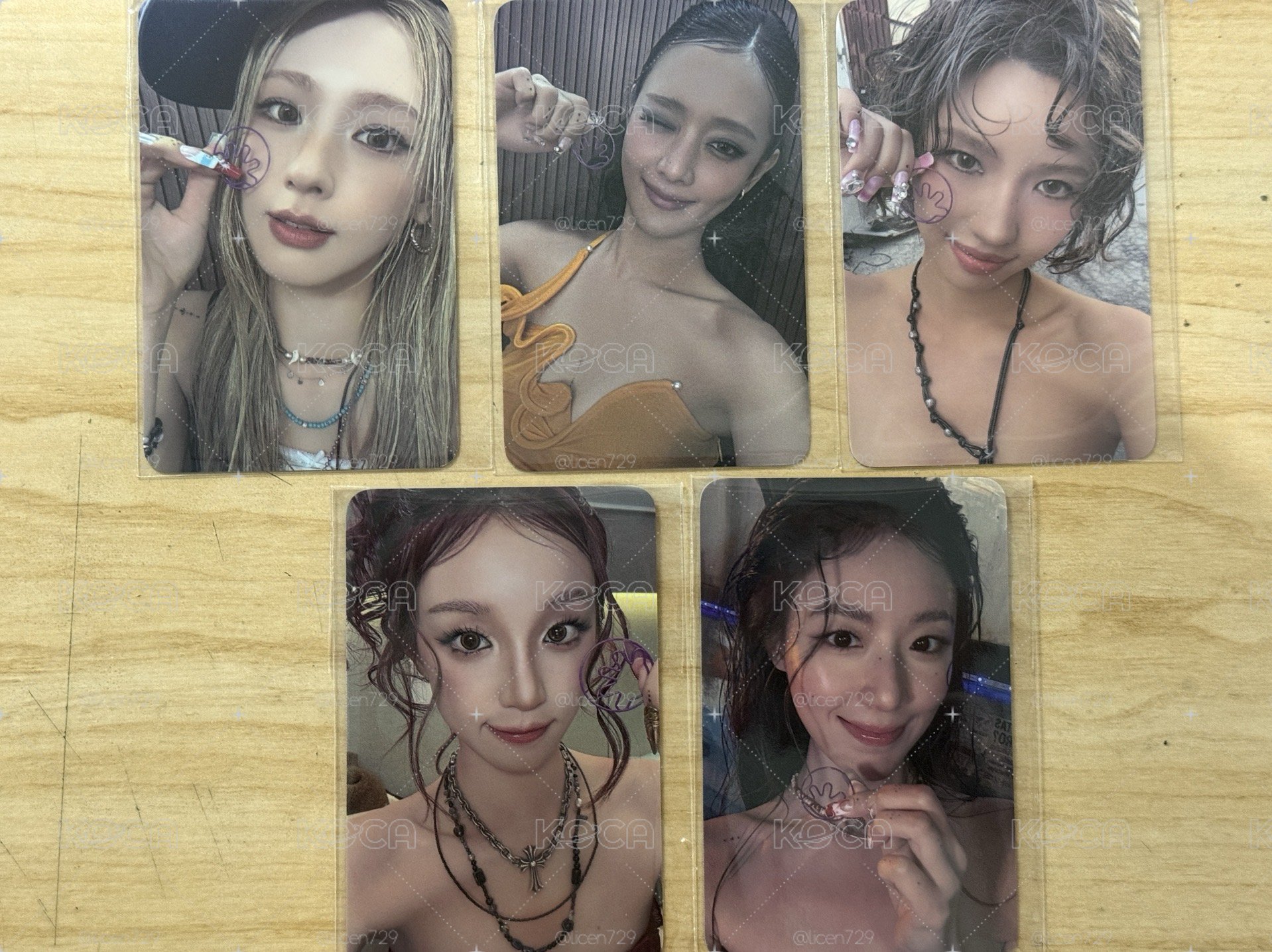 idle首爾快閃店滿額卡一套