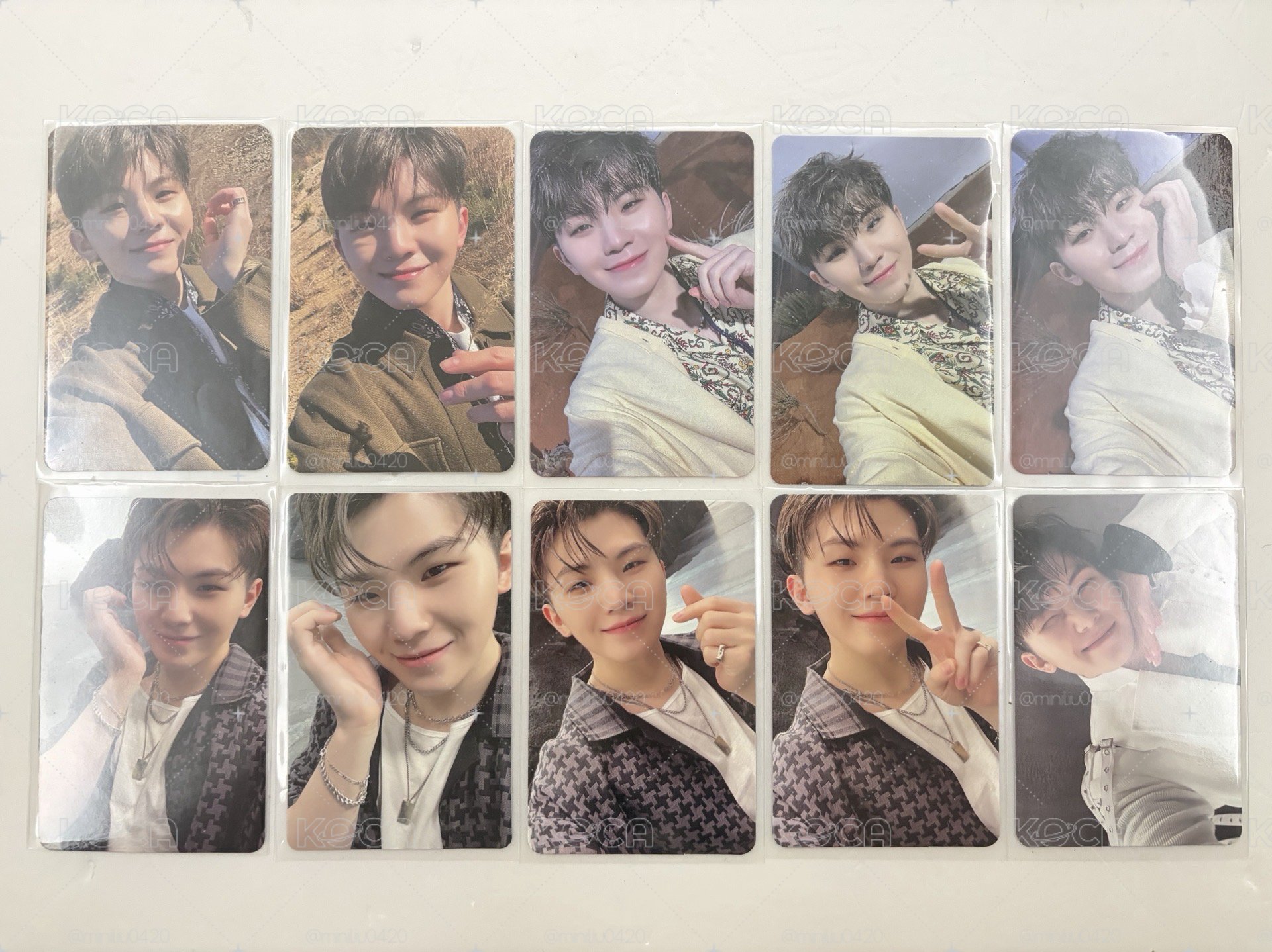 WOOZI 李知勳小卡 正四
