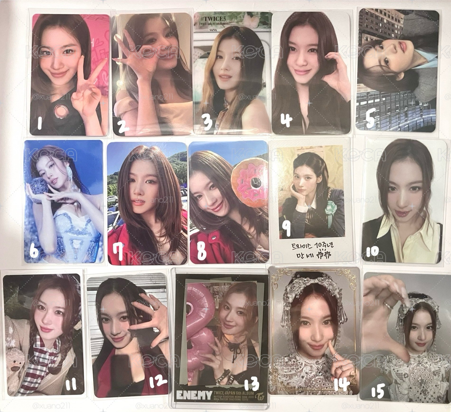 Sana 特典們2 💜