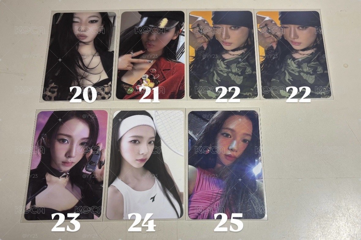 賣場2｜aespa Karina Giselle NingNing 小卡