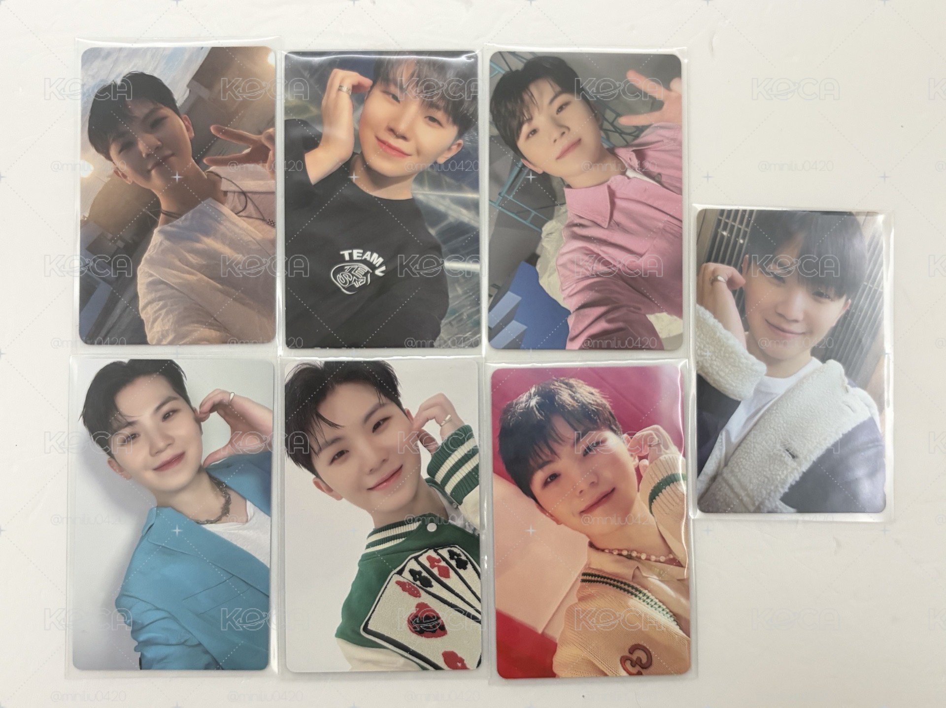WOOZI 李知勳小卡 