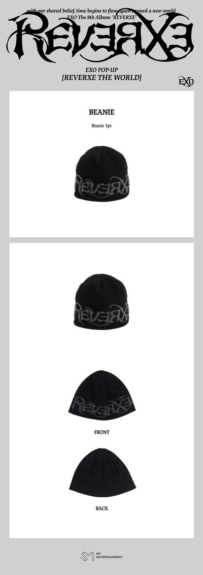 EXO REVERXE THE WORLD快閃 毛帽