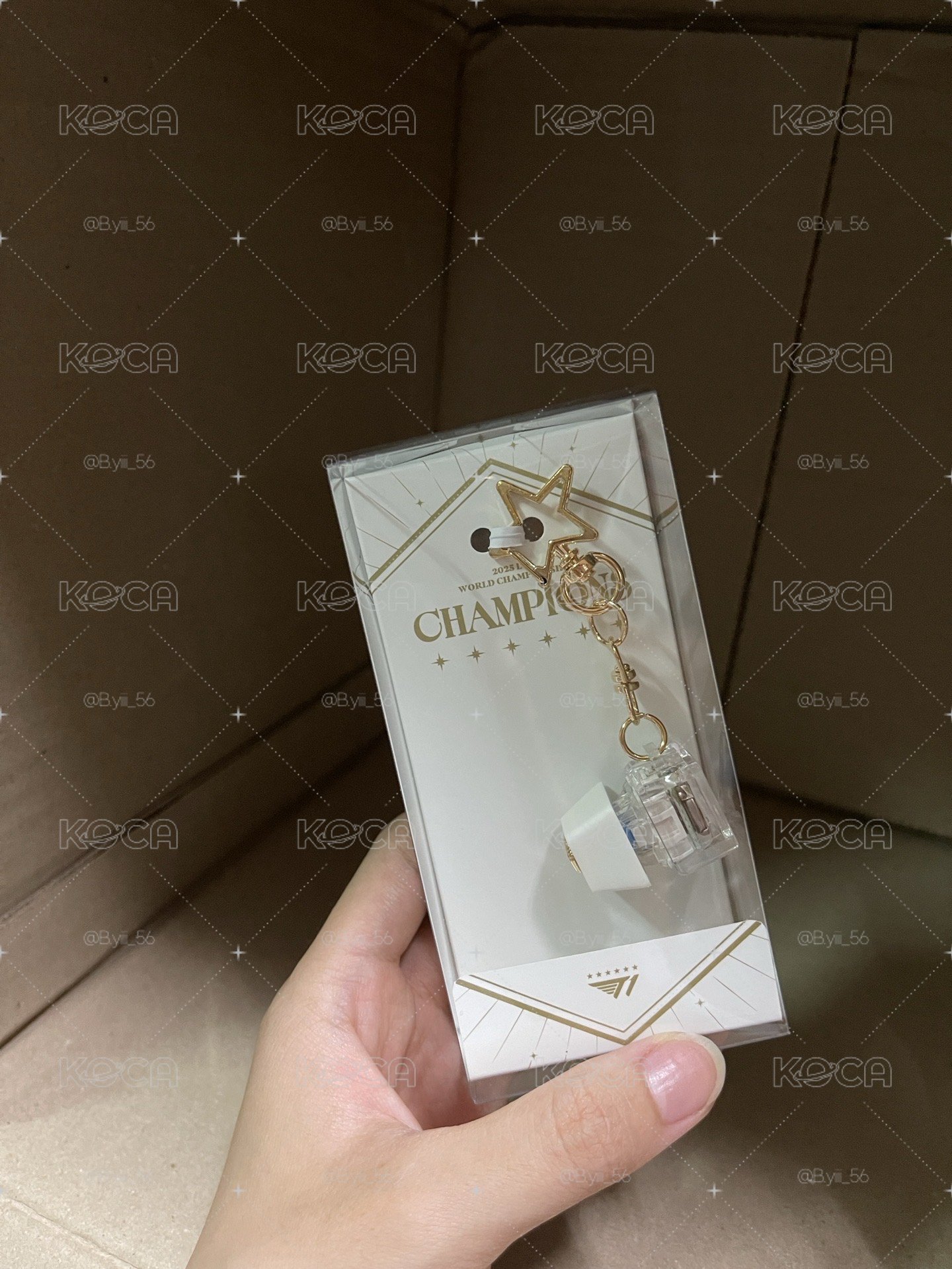 T1 六冠按鍵鑰匙圈 2025 LOL WORLD CHAMPIONSHIP CHAMPIONS