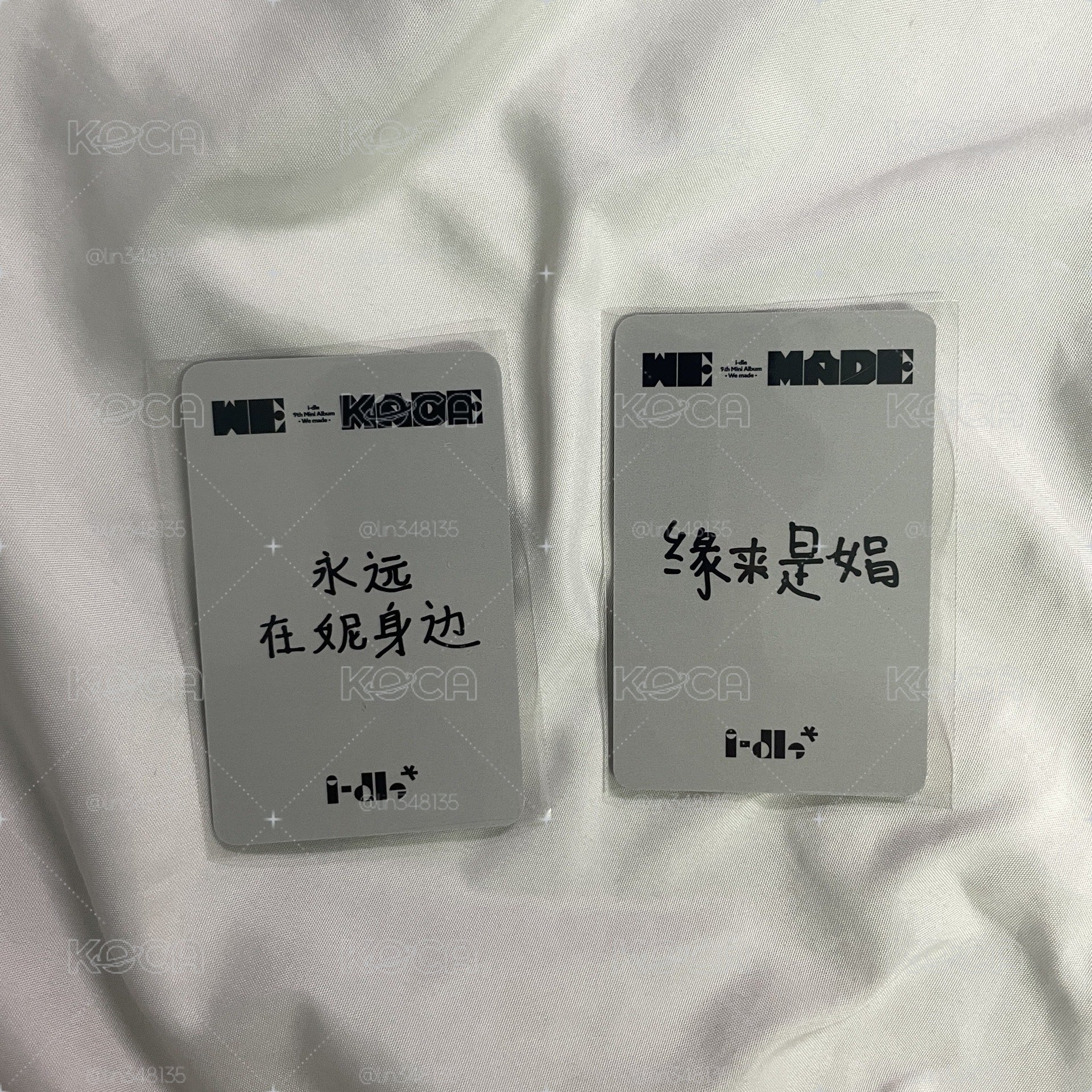 Minnie 小娟 WE MADE K4 中文卡背