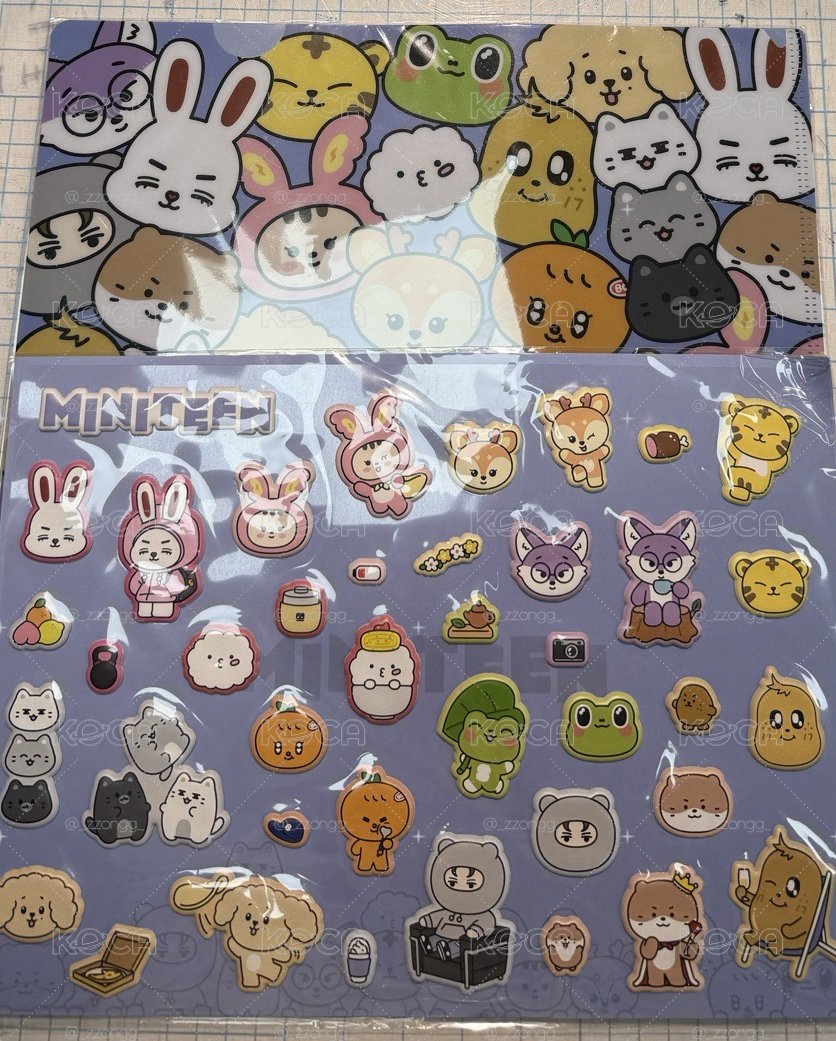 💎MINITEEN貼紙+文件夾+快閃店滿額扇