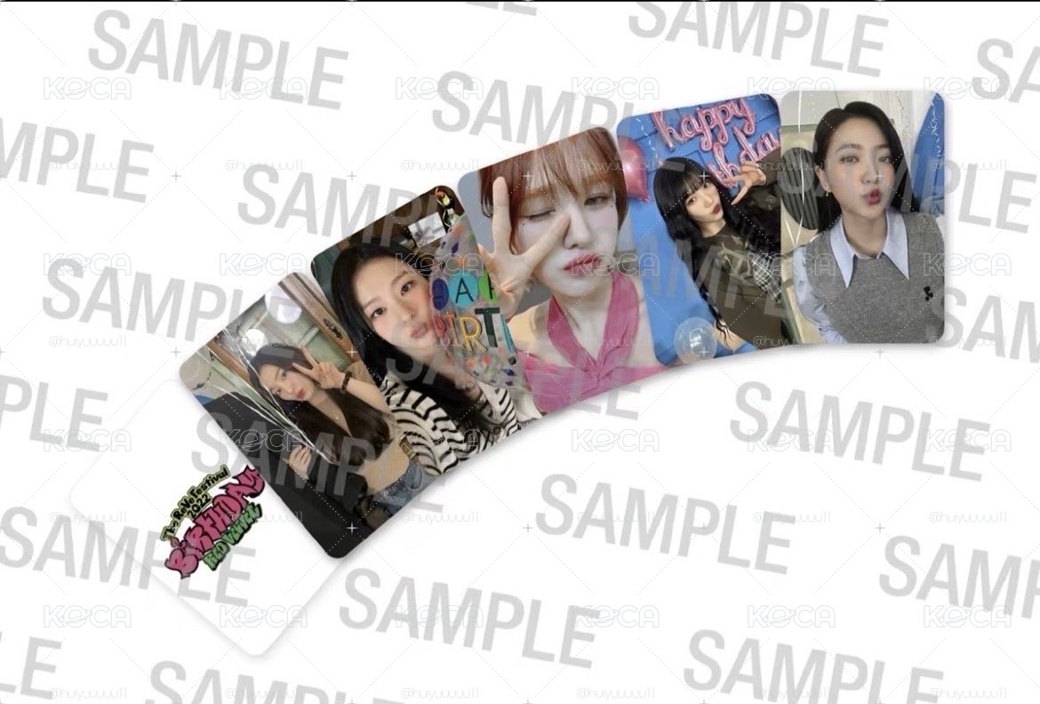 Redvelvet Mumo 特典卡一套