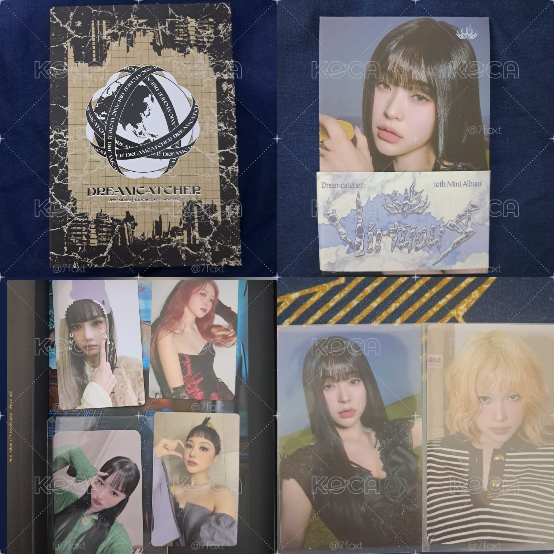 DREAM CATCHER 正規二輯限量版專輯已拆全專+特典卡+專卡+贈佳泫virtuous電子專+小卡