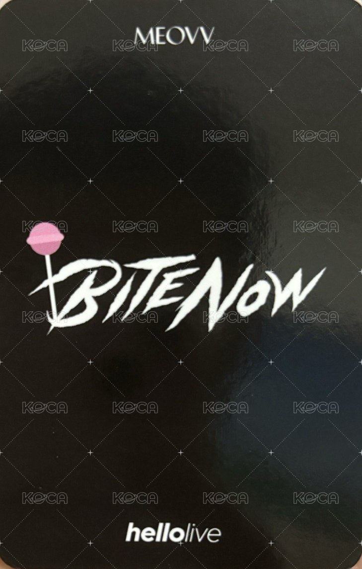 BITE NOW hl 線上2.0 簽售卡 棒棒糖🍭 背面