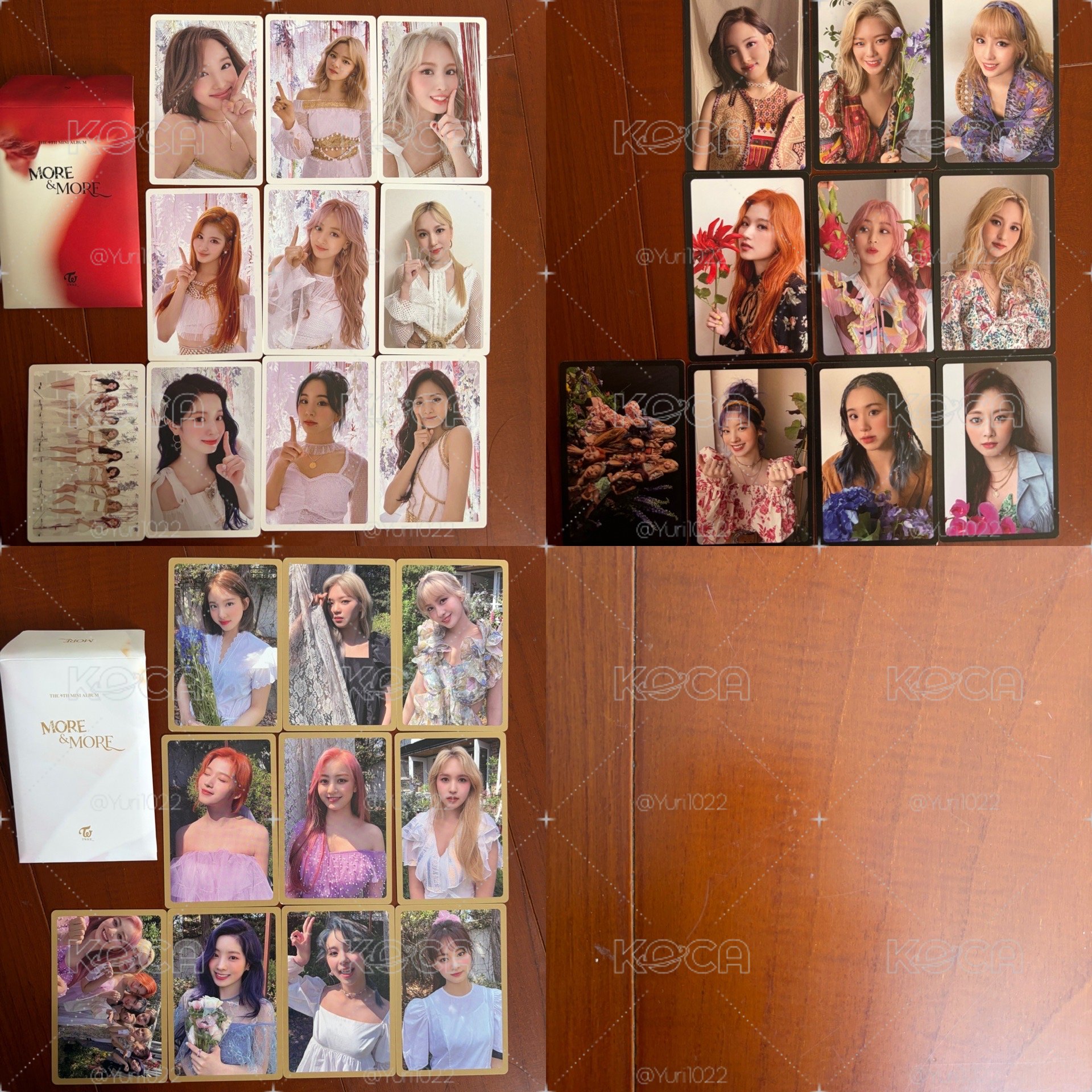 TWICE 迷九 more&more 專輯卡 預售禮