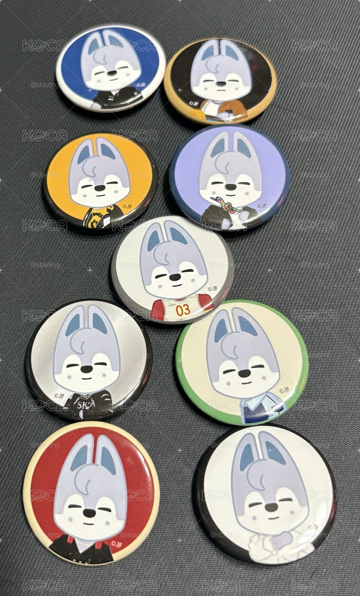 stray kids 日本展覽會燦徽章一組