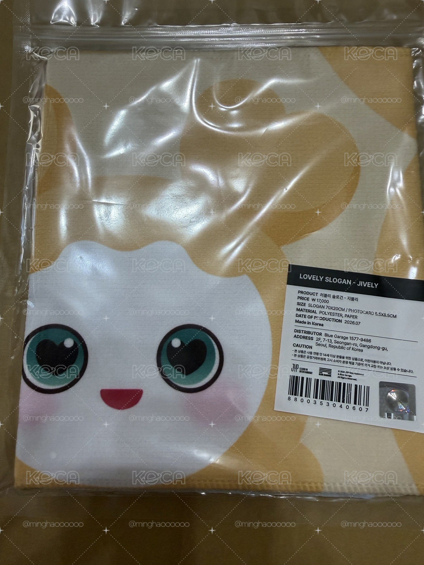 twice 首爾 快閃店 手幅（含小卡）