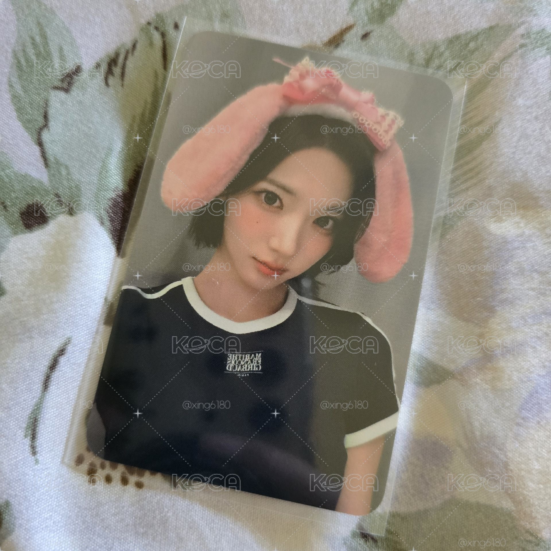 hearts2hearts jiwoo Style mb 3.0 幸運卡 