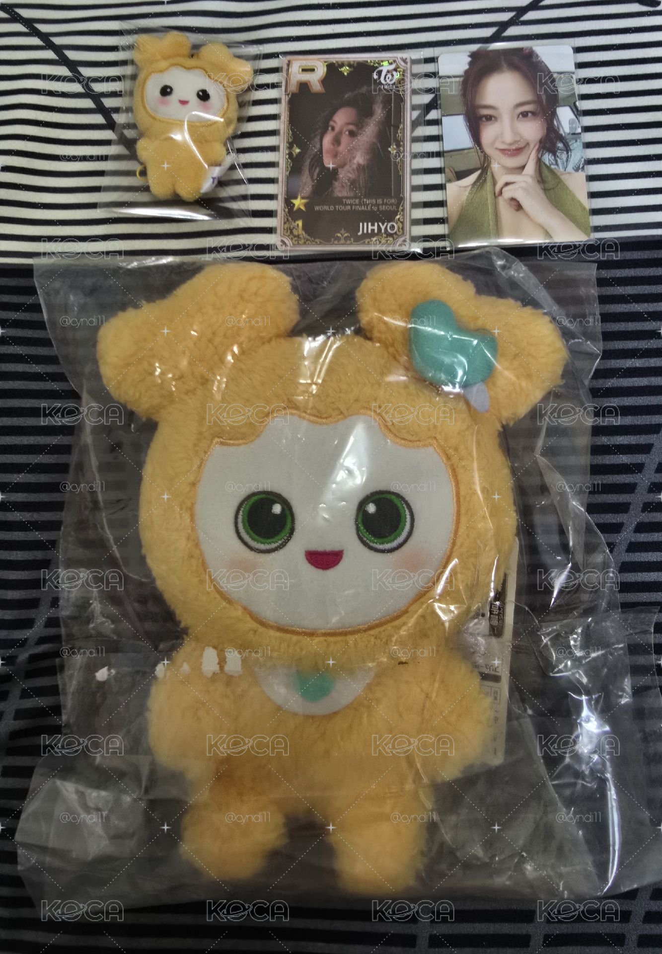 售現貨 志效 豆豆眼 絨毛娃 首爾遊戲卡 #twice5 小卡