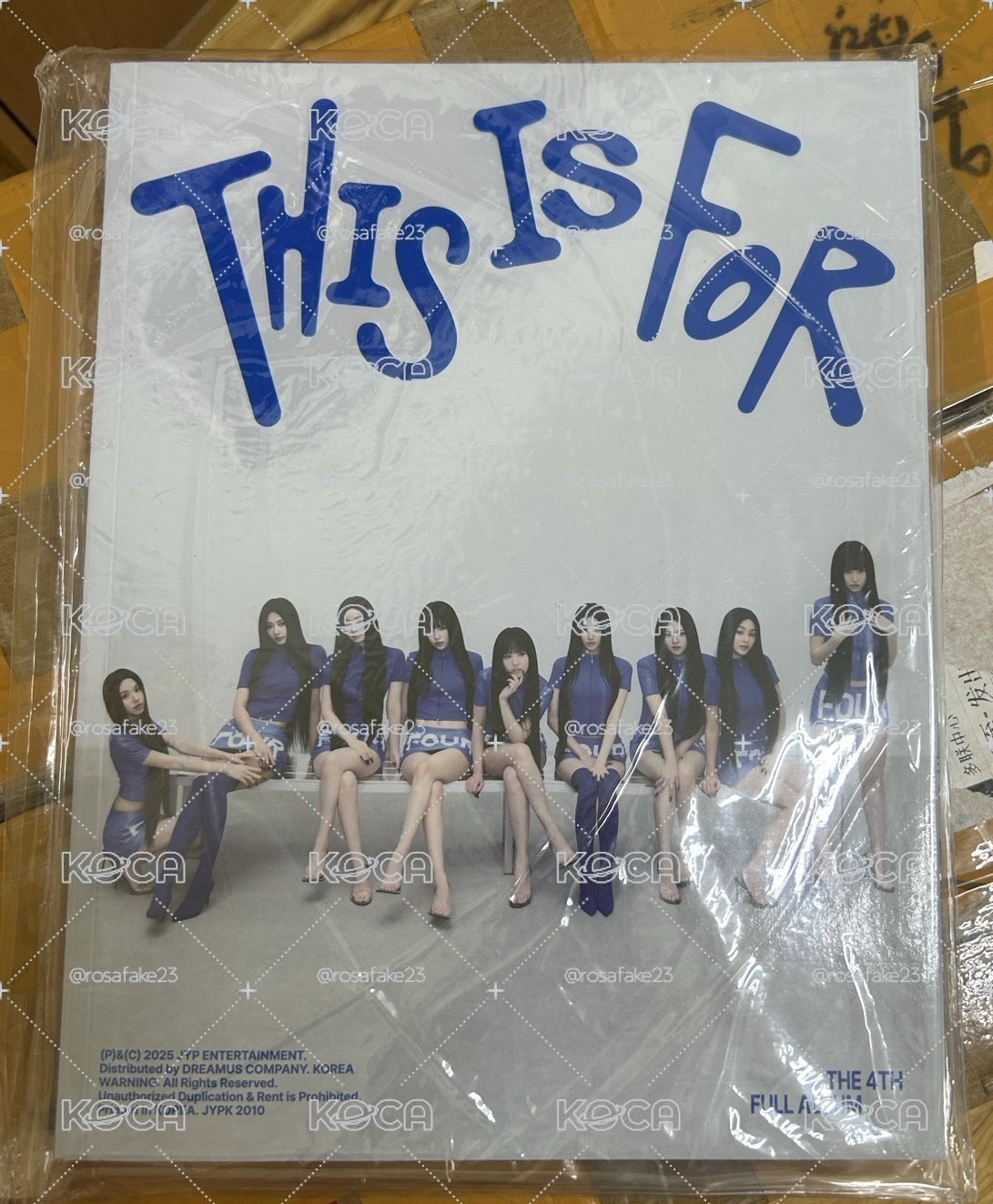 TWICE 藍版未拆