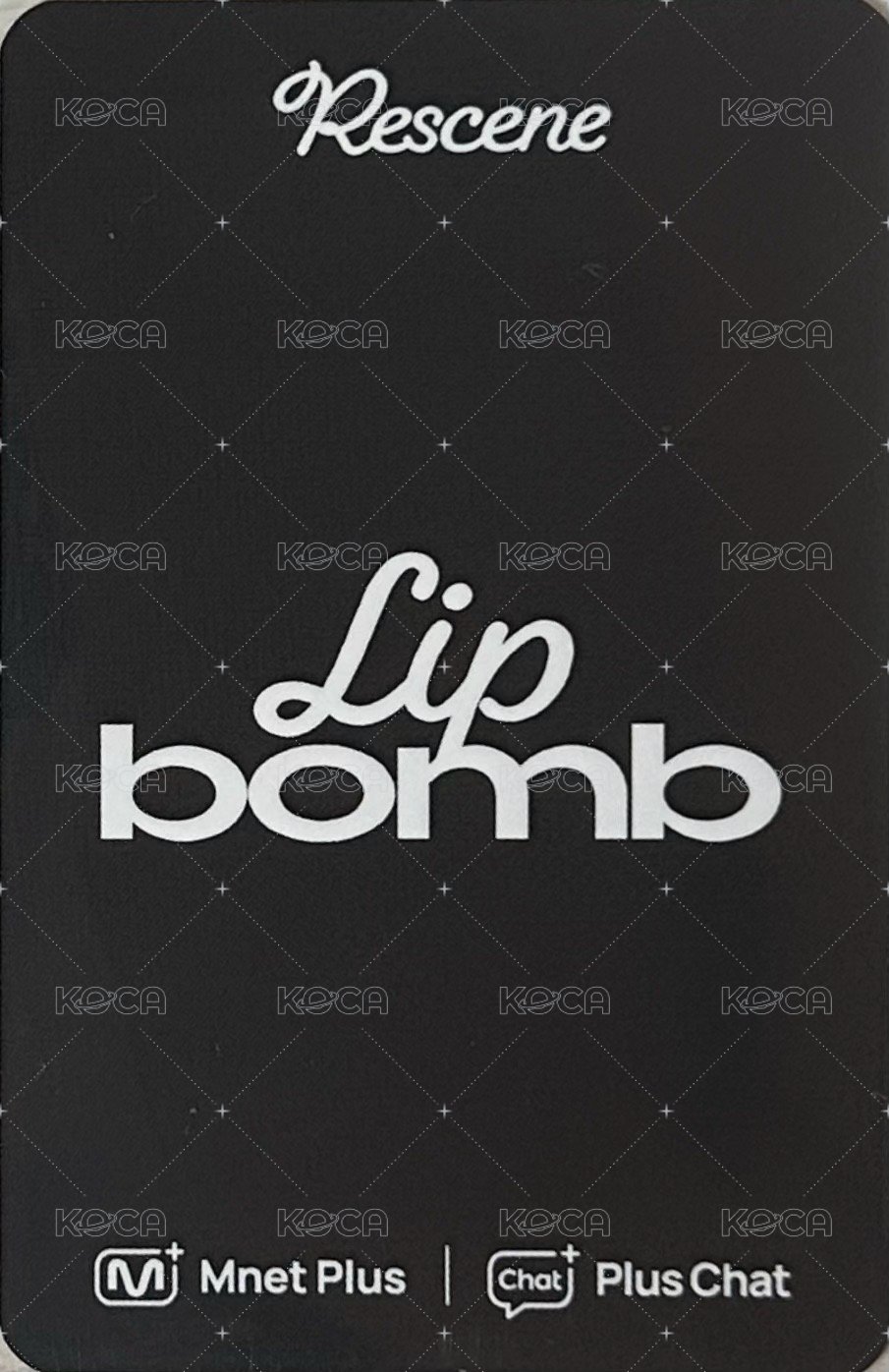 lip bomb Plus Chat 1.0線上 簽售卡 萌袖 背面