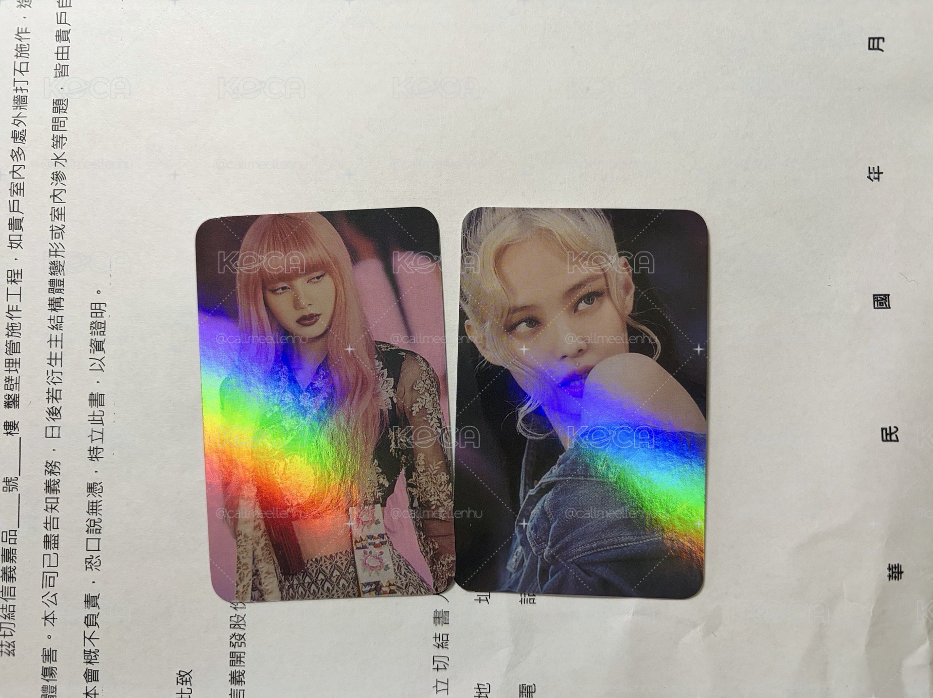 THE SHOW周邊卡  Lisa Jennie 